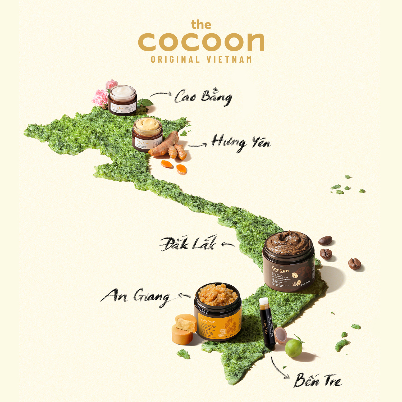 mỹ phẩm thuần chay cocoon